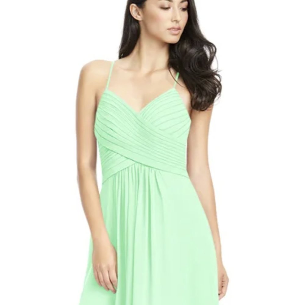 Azazie Haleigh Dress in Mint Green